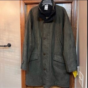 Mens Overcoat Top‎ Coat Virgin Wool Cashmere Blend ERES MEN NWT Sz 44R Chestnut